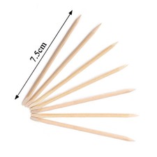 Orange Wood Sticks Nail Art Cuticle Pusher Remover Tool 10/20/60/100pcs