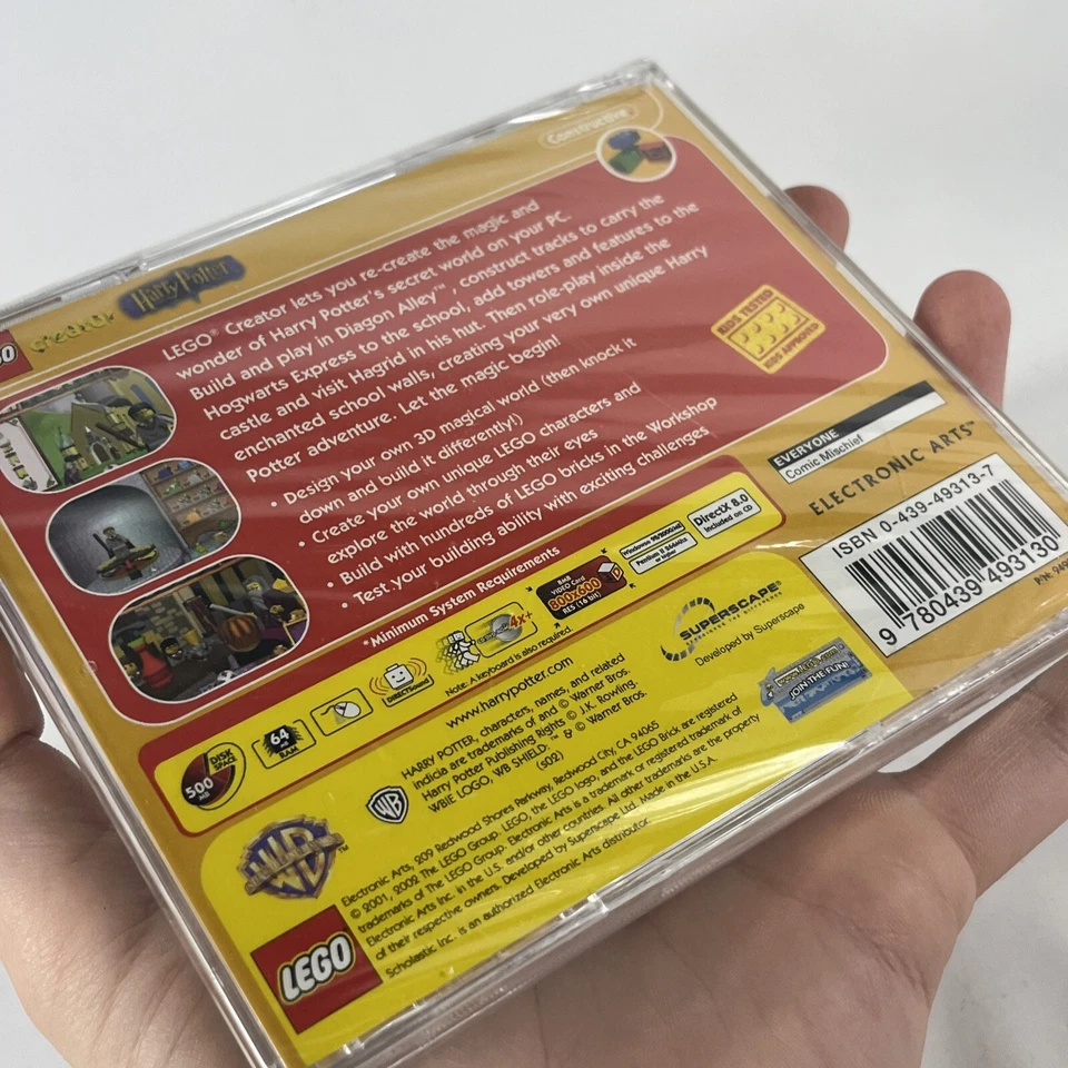 Lego Creator HARRY POTTER PC CD-ROM Game NEW Sealed 2002 - Image 3 of 4