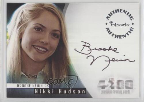2006 Inkworks The 4400 Series 1 Auto Brooke Nevin Nikki Hudson come #A-7 Auto 2z3 - Foto 1 di 3