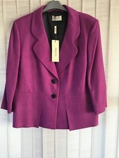Bnwt Gorgeous Pink Precis Petite Fuchsia/cerise Jacket Rrp £169 (2014 Price)