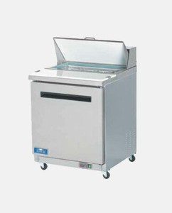 sandwich table prep salad arctic air refrigerated mega door cooler commercial stainless steel
