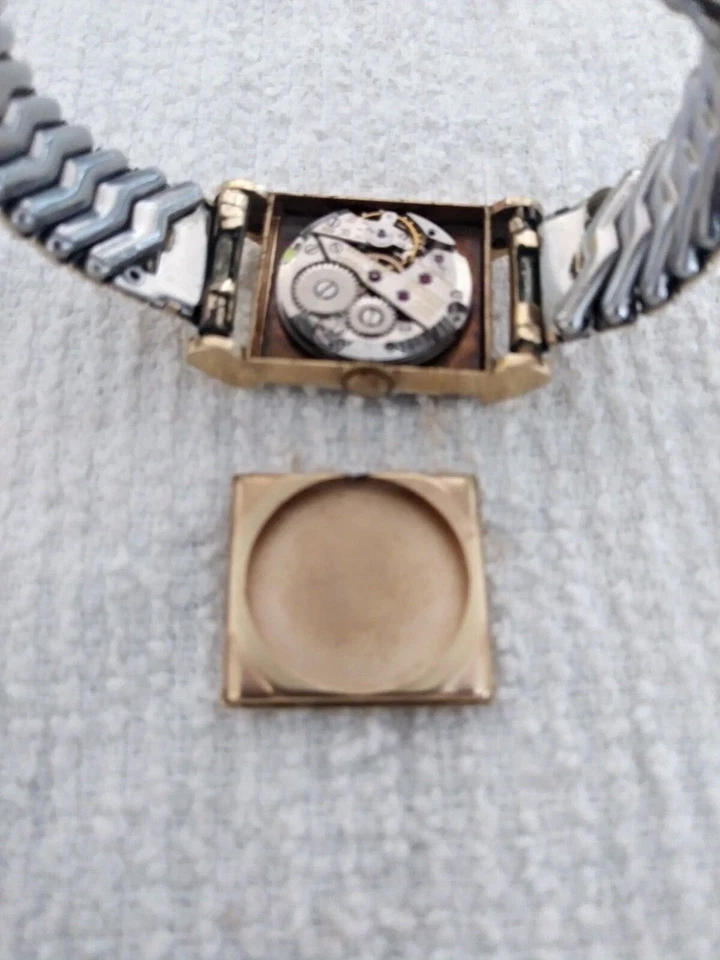 Reloj Pulsera Cortebert Vintage Damas Muy Raro Caja Oro Sólido 14 K 17 Joyas   Foto 4 de 4