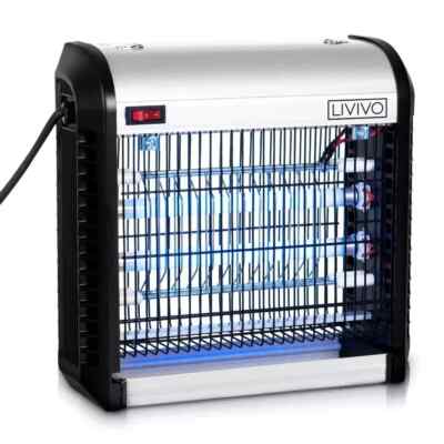 12W UV Elektrischer Insekten Fliegen Killer Gitter Bug Zap Zapper Schädlingsentferner Fliegen 2x6W