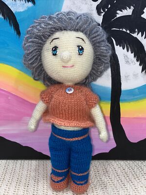 Handcrafted Crochet Pinocchio Doll for Kids Stuffed Dress up