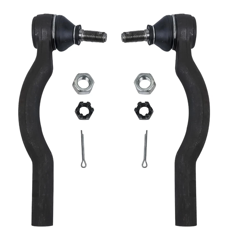 8PC Front Inner Outer Tie Rods + Lower Ball Joints for 1991-1997 Toyota Previa - Image 3 of 4