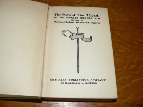 Antique 1924 The Story of the Iliad by Edward Books Illustrated Hardcover Book - Picture 7 of 9