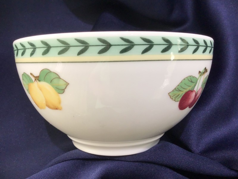 VILLEROY & BOCH FRENCH GARDEN FLEURENCE RICE BOWL 🍋🍊🫐🍒 beautiful! 🍒🫐🍊🍋