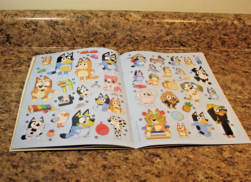 Bluey Sticker Activity Book Sticker by Number NEW - Picture 2 of 5