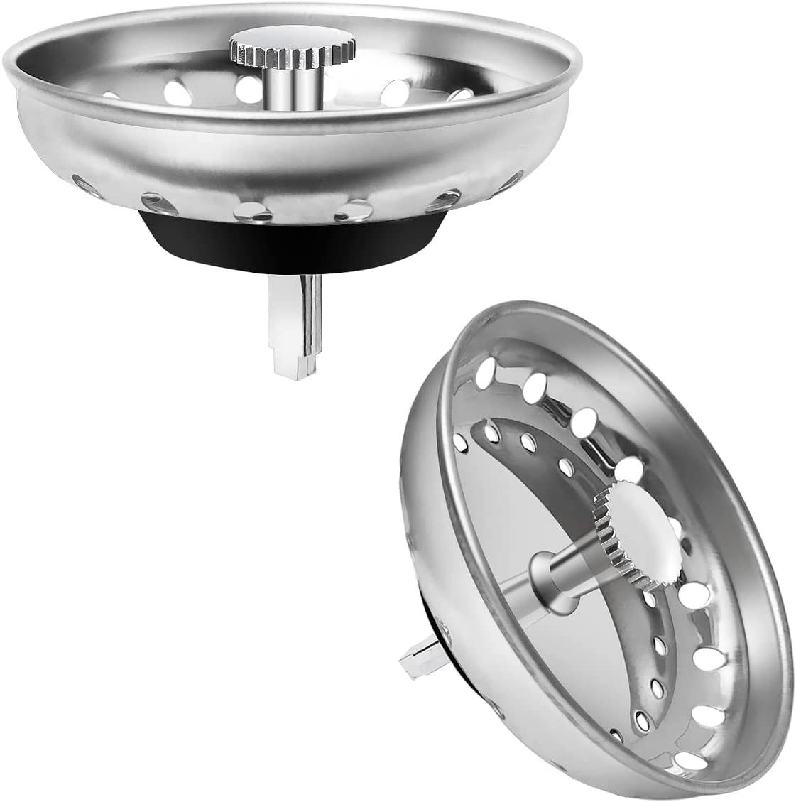 Stainless Steel Kitchen Sink Basket Strainer and Stopper Combo eBay