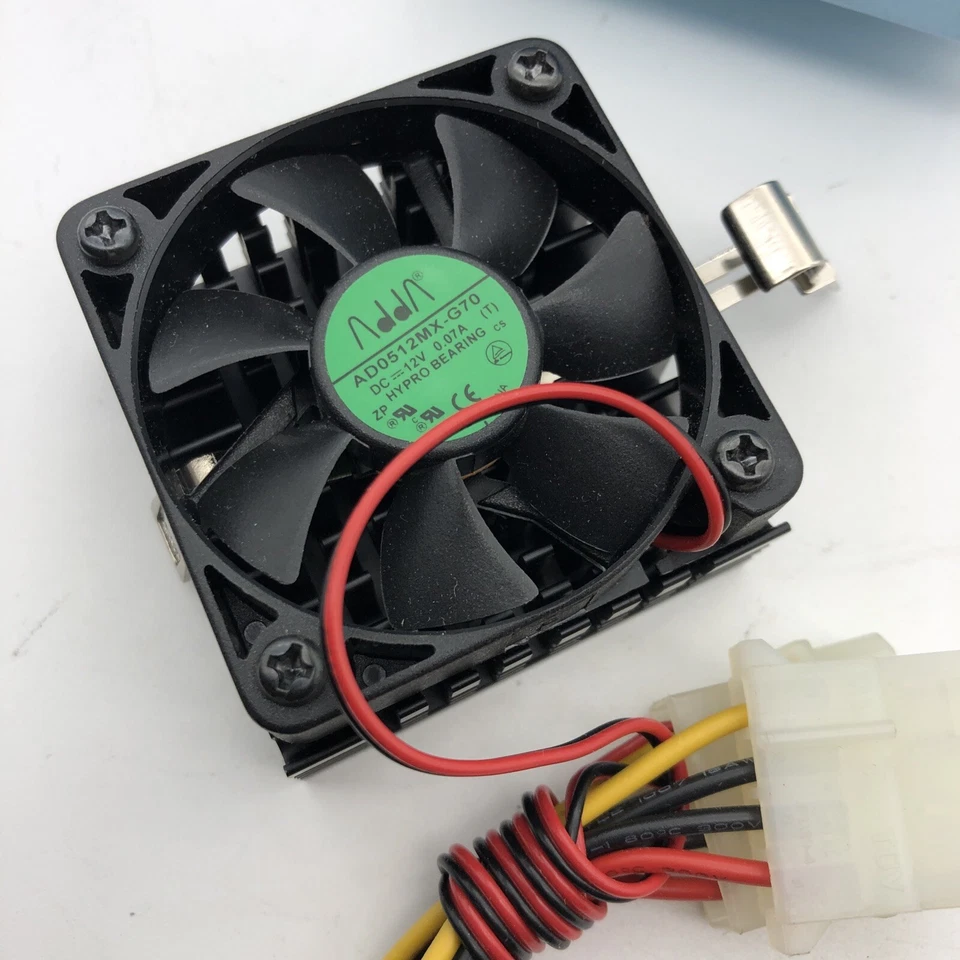 NEW Pentium I Clip-On CPU Cooler Heatsink Fan Intel AMD Cyrix Socket 5 7 - Image 2 of 4