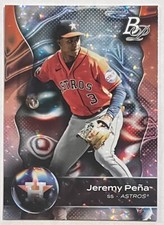 2023 BOWMAN PLATINUM JEREMY PENA #23 ICE FOIL PARALLEL HOUSTON ASTROS