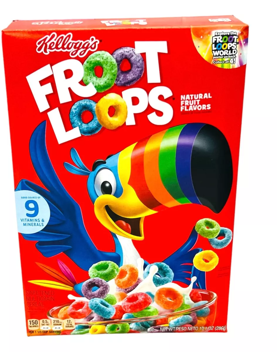 Kellogg's Froot Loops Cereal, 43.6-Oz Box