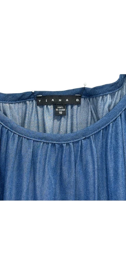 Vestido Tiana B Cambray Borla Talla 10 Foto 3 de 4