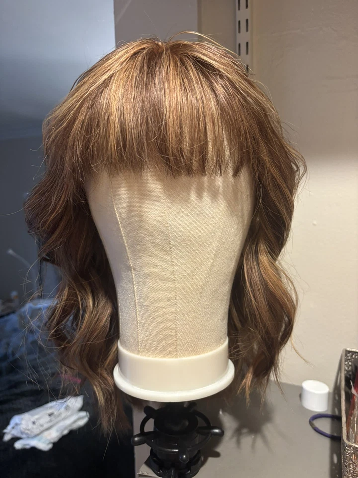 Human Hair Adele by Wig Pro Auburn Copper Color Red Tone New Condition - Image 2 of 4