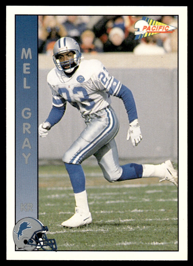 1992 Pacific Mel Gray Detroit Lions #89