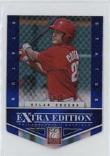 2012 Elite Extra Edition Status Blue Die-Cut 57/100 Dylan Cozens #26 sh7