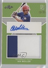 2020 Leaf Perfect Game National Showcase Green 22/25 Ian Moller Patch Auto nd3