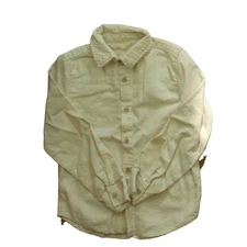 Noralee Boys Harrison Button Down Shirt Ivory Size 8-9 Years Top