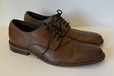 Aston Grey Orlando Brown Leather Men’s Oxford Dress Shoes | Size 8.5