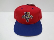 Vintage NHL Florida Panthers LOGO Snapback Hat 90s Drew Pearson NEW NWT