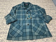 Vintage Pendleton Wool Plaid Blazer Sport Coat Made In USA Brand New…size L
