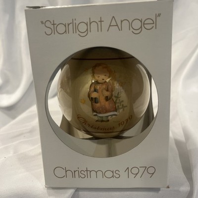 1979 Berta Hummel  Starlight Angel Limited Edition Schmid Glass Ornament