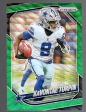 2025 Panini Prizm - KaVontae Turpin #137 Green Wave Prizm