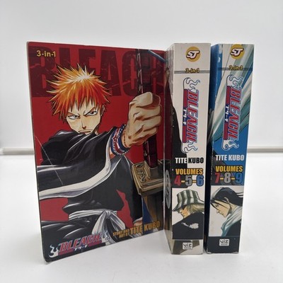 Bleach (3-in-1 Omnibus) Vol 1-9 Eng Manga -Supernatural Action