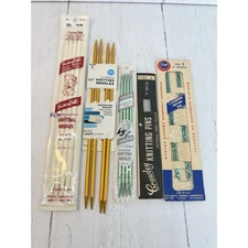 5 Double Point Knitting Needles Susan Bates Boye 10.5 8 7 3 2 Aluminum Plastic