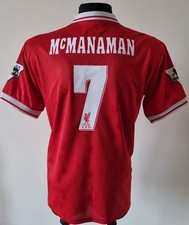 Liverpool 1996-1998 Home football Reebok reproduce shirt #7 McManaman size 42/44
