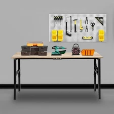 Multifactional Adjustable Workbench Garage Workbench Computer Table Dining Table