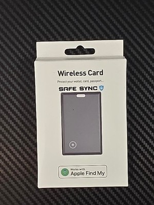 Slim GPS Wallet Tracker, Luggage Tag, Wireless, Key/Pet Finder - Find My