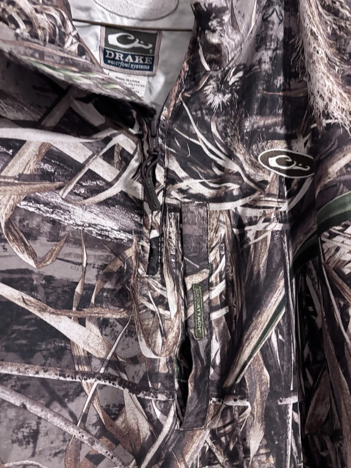 Drake Waterfowl Systems Quarter zip Camo XL. Stretch. Magnetic Pocket - Image 3 of 4