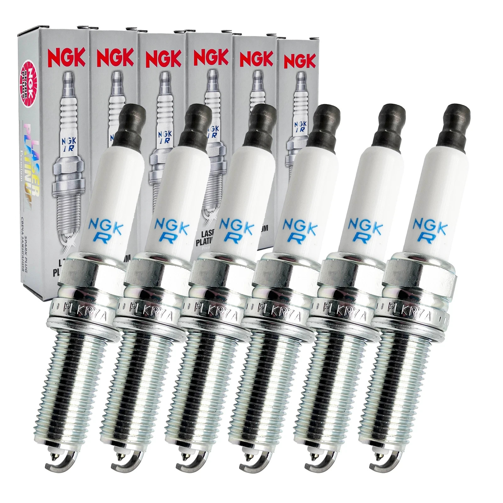 6x NGK Platinum Spark Plug PLKR7A 4288 For Mercedes-Benz W203 W204 S203 C-Klass
