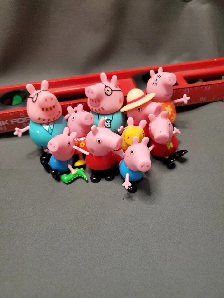Figuras de Peppa Pig ~ Amigos y familiares. Lote de 10/usados Foto 2 de 4
