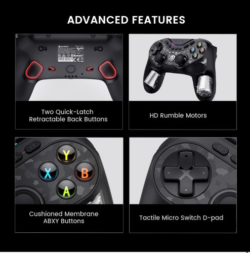 GameSir Tarantula Pro Wireless Controller - PC, Steam, Android, iOS, Switch - Picture 10 of 10