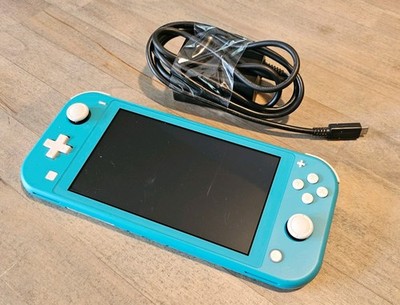 Nintendo Switch Lite Blue Handheld 32GB Wi-Fi 720p w USB-C Cable (Factory Reset)