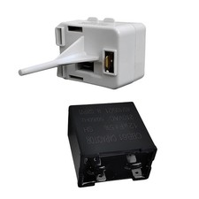 Start Relay and Run Capacitor Kit For GE and Hotpoint Refrigerator Replacement
