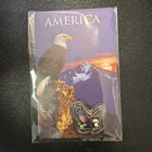 2026 American Bald Eagle Jumbo 1 gram Colorized .999 Silver Shaped TBOXX!!