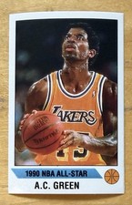 1990-91 Panini Sticker A.C. Green All-Star #C Los Angeles Lakers NM-MT Rare