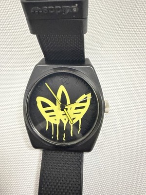 Adidas Black Unisexs Analogue Watch Project Two