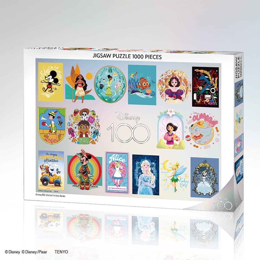 Tenyo 1000 piece Jigsaw Puzzle Disney Disney 100 Global Artist