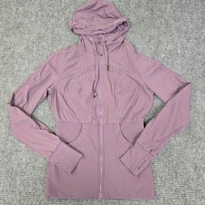 Lululemon In Stride Jacket Womens 12 Purple H...