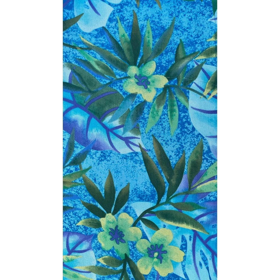 Vestido años 2000 / Vestido camisero de seda tropical Y2K / Mediano Foto 2 de 4