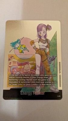 E-73 Energy Marker SB02 Manga NM Bulma Dragon Ball Super Fusion World 
