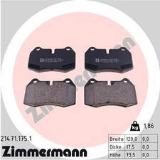 ZIMMERMANN Bremsbelagsatz, Scheibenbremse 21471.175.1 für BMW