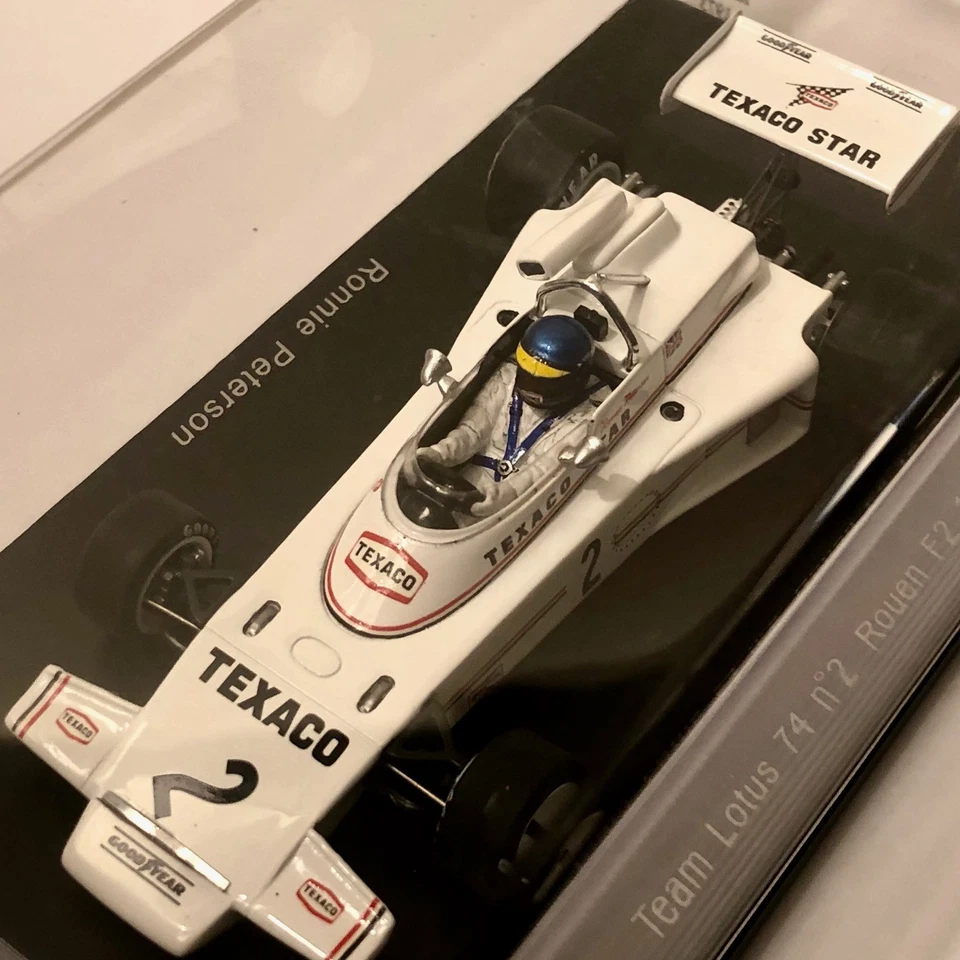 1/43 Spark S1776 Lotus 74 N°2 R.Peterson Rouen GP F2 1973, Used, As New - Immagine 3 di 4