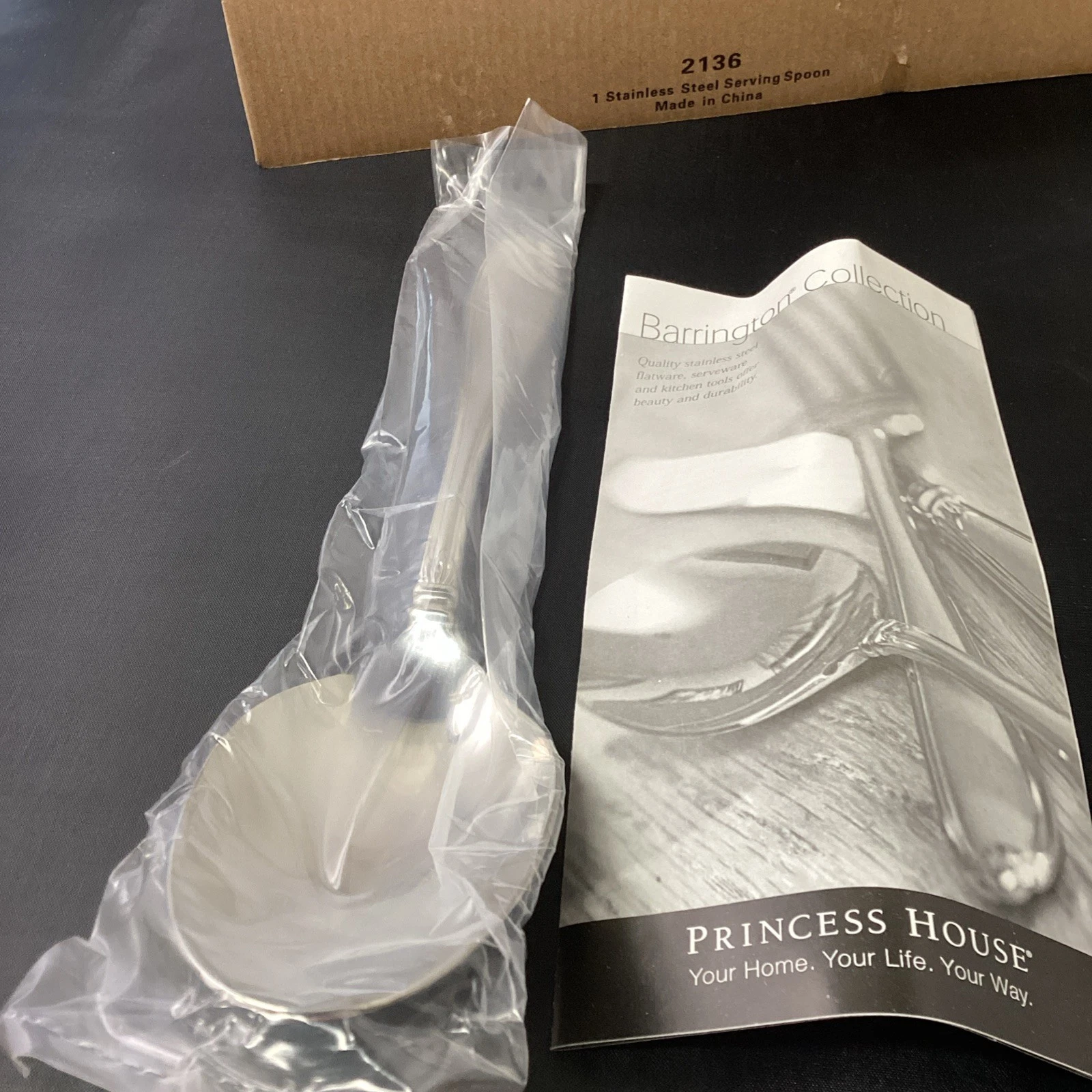 Princess House Stainless Steel Serving Spoon Harrington New In Box
Opens in a new window or tab