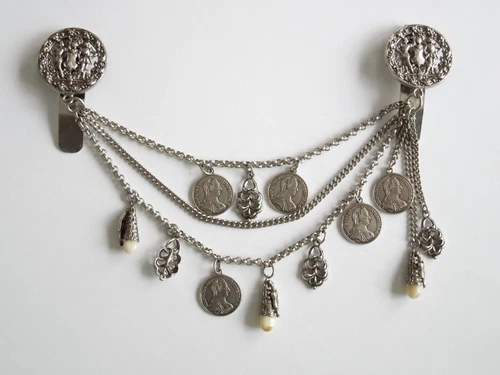 Charivari Hostenstecker Rockstecker silver-colored Fashion 1.7oz/ca.7 1/8in