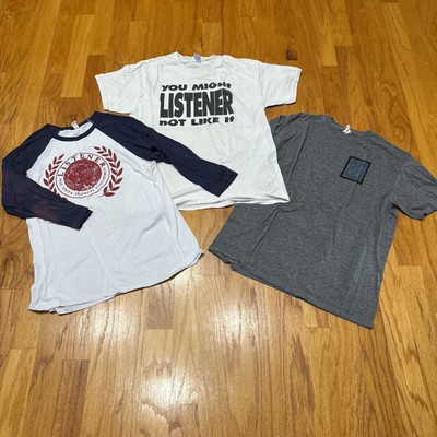 Listener Y2K Spoken Word Band T-Shirt Lot L & XL